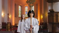 Konfirmant prosesjon, foto Simen Prestaasen.