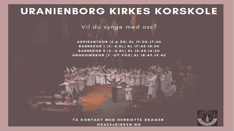 Uranienborg kirkes korskole høsten 2024