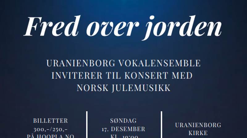 Julekonsert med Uranienborg Vokalensemble