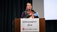 Leder for Samisk kirkeråd, May Bente Jønsson. Foto: Den norske kirke
