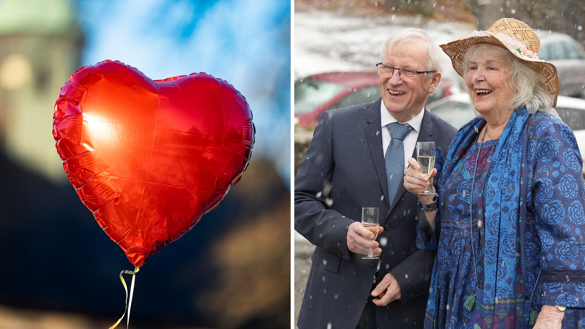 277 par ga hverandre sitt ja på valentinsdagen i fjor. Her er ett av dem.