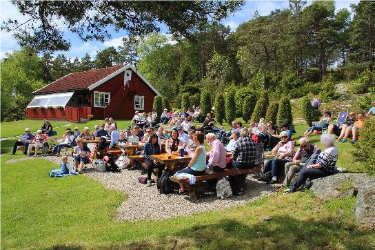 Friluftsgudstjeneste på Risholmen 