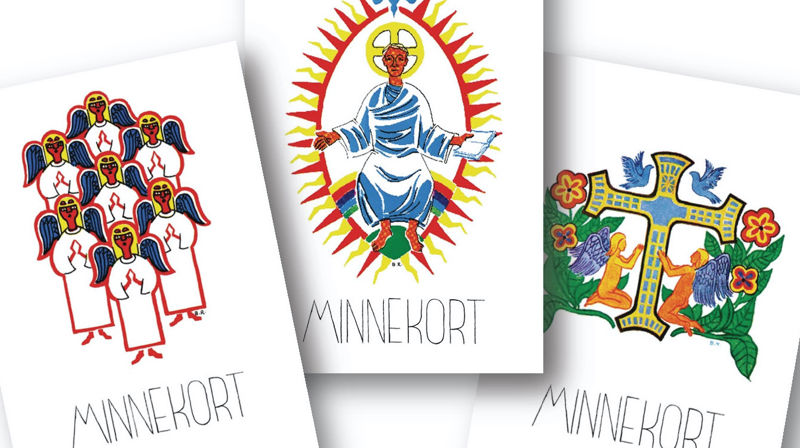 Forsidebilde av tre minnekort, illustrert av Bjarne Rundfloen