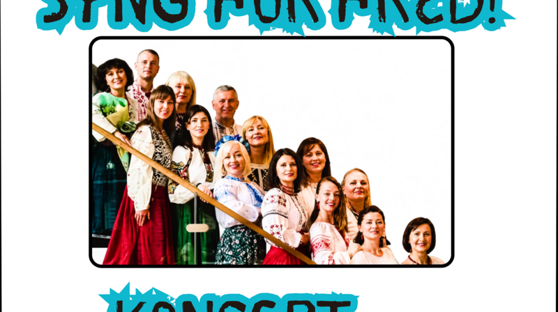 24. oktober kl. 15-16.15: Syng for fred! Konsert