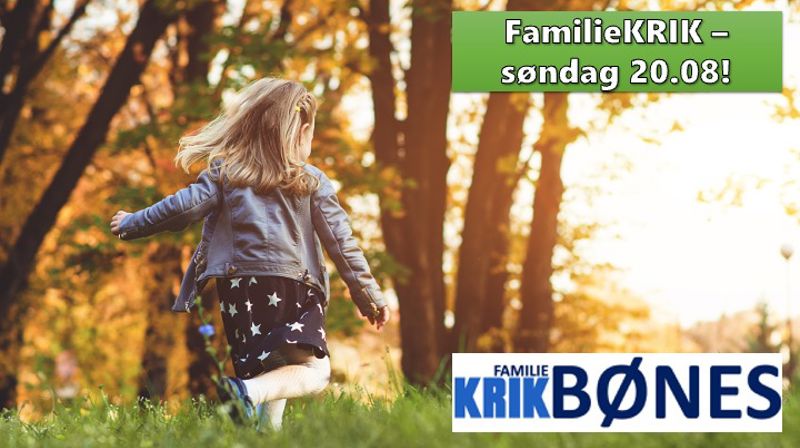 FamilieKRIK Bønes 20. august