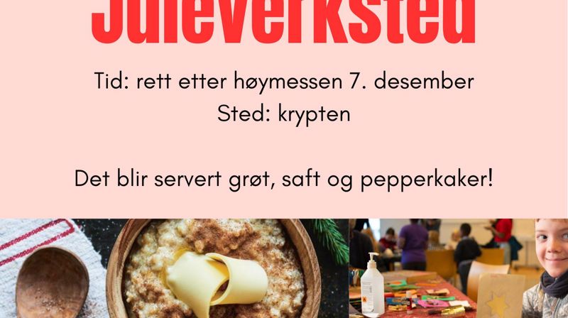 Juleverksted Søndag 7. Desember