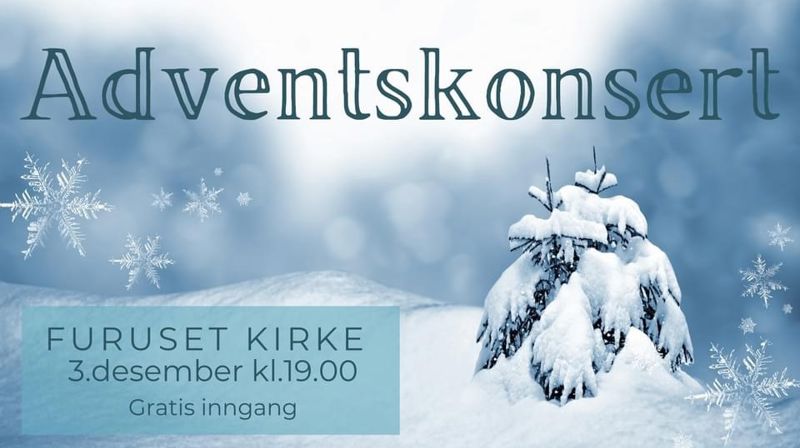 Velkommen til adventskonsert i Furuset kirke 3. desember kl 19.00