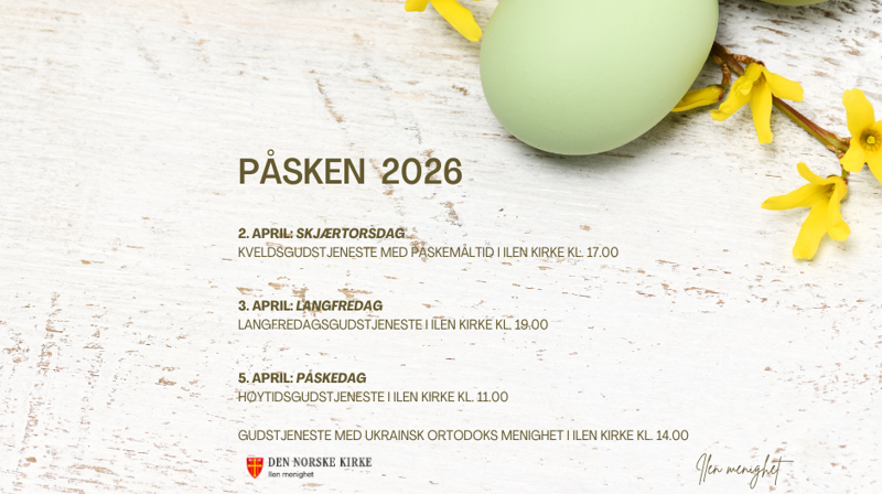 Velkommen til kirken i påsken