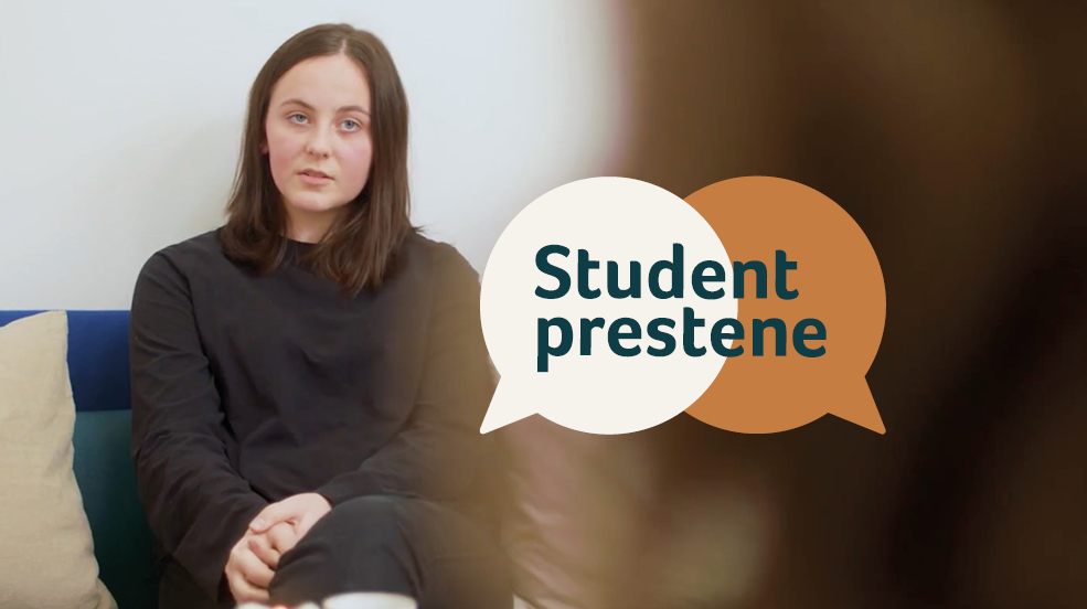 Det er rom for deg i kirken. Hos studentprestene kan du komme med det du tenker på.