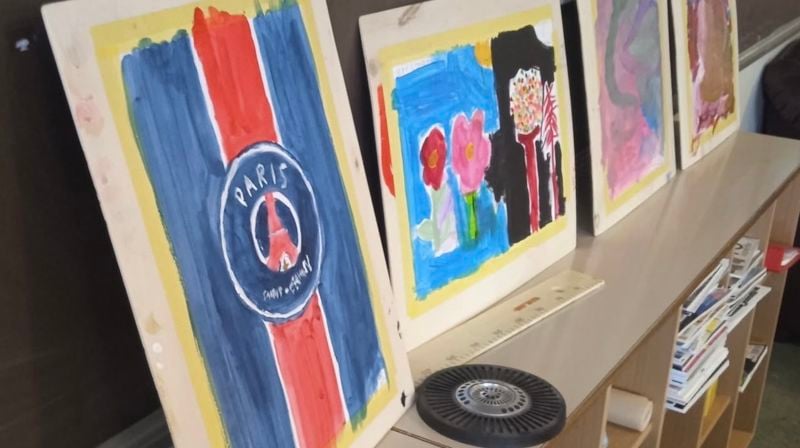 Kreative barn på bygdedagar i Åram
