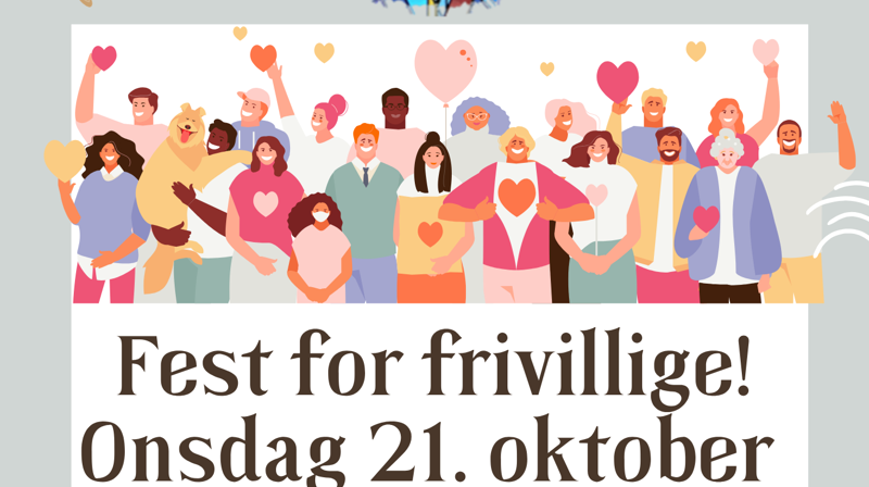 Fest for frivillige 21. oktober