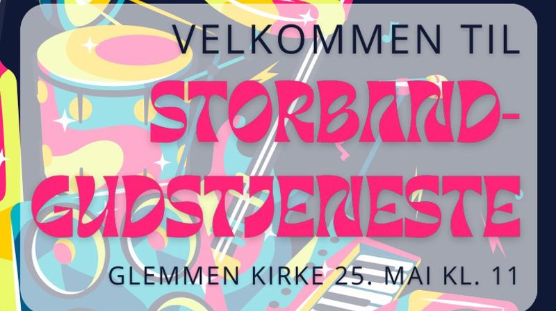 Frimurernes storband under ledelse av Lars Jegleim gjester Glemmen kirke søndag 25. mai kl. 11