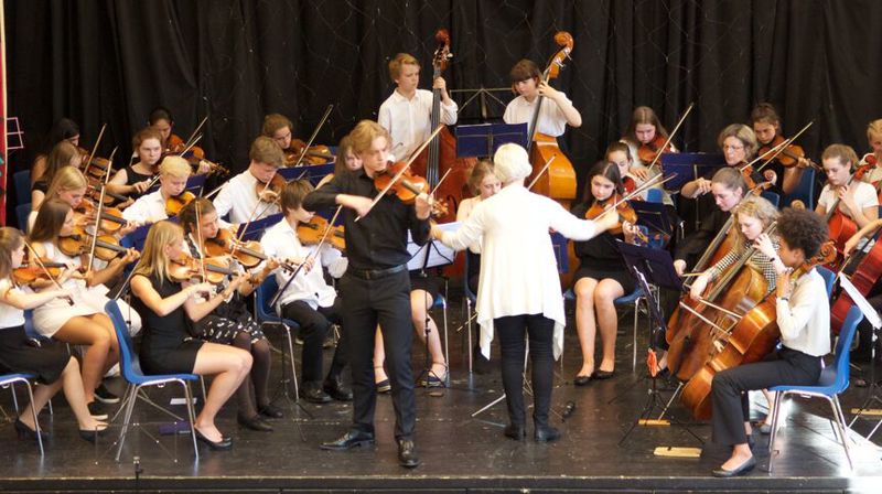 Konsert med Vestre Aker strykeorkester og Voksen skolekorps