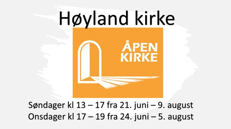 Åpen Høyland kirke