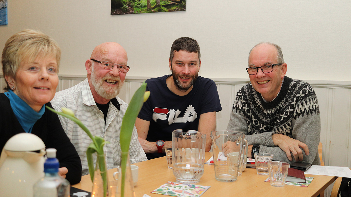 Kursdeltakarar frå Fusa. 