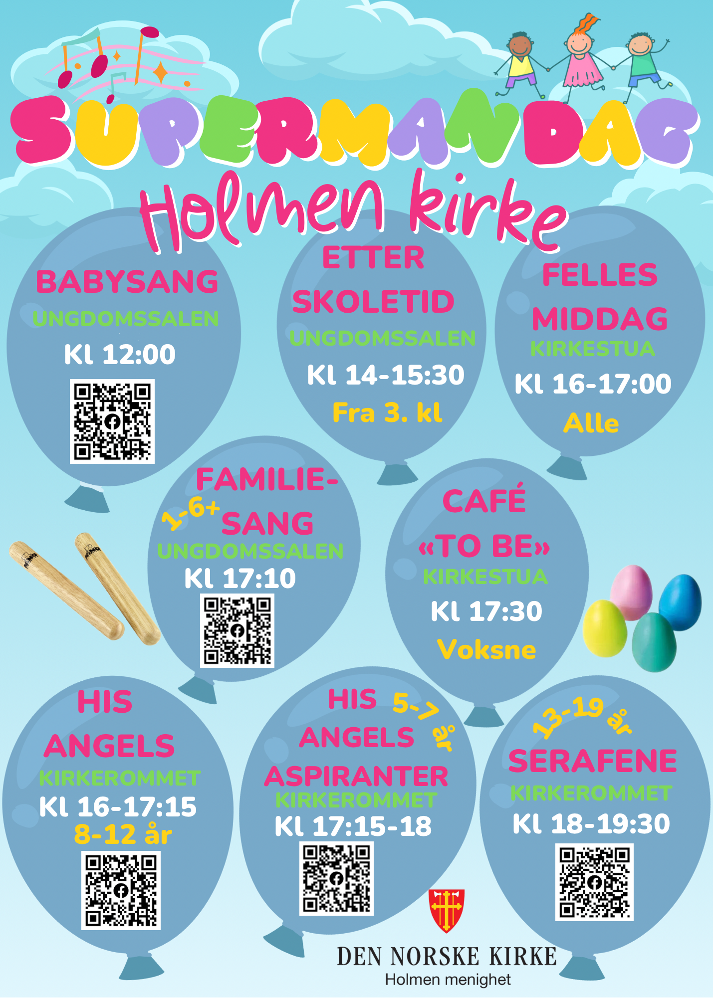 Bli med på supermandag!