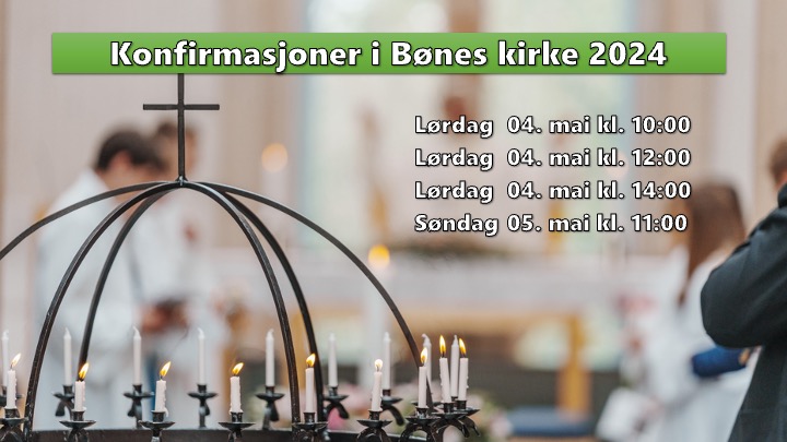 Konfirmasjonsgudstjenester 2024