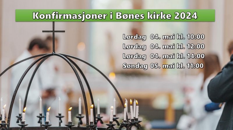 Konfirmasjonsgudstjenester 2024