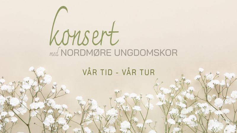 Konsert med Nordmøre Ungdomdskor