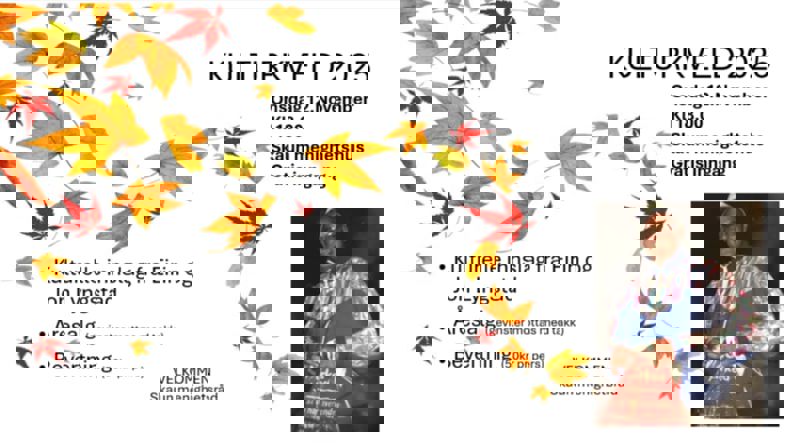 Kulturkveld 12. november