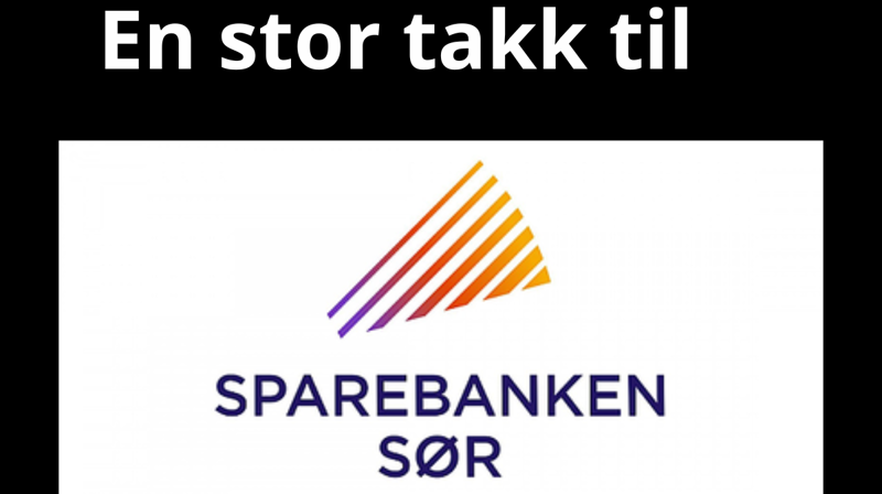 En stor takk til Sparebanken Sør