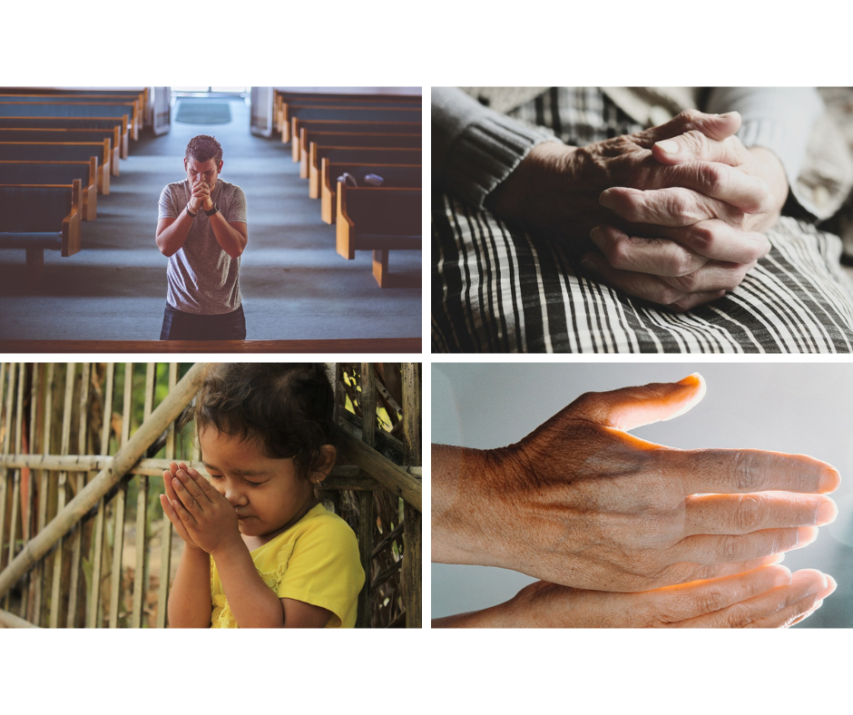 Bilder av mennesker som ber