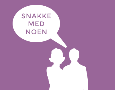 Trenger du noen å snakke med?
