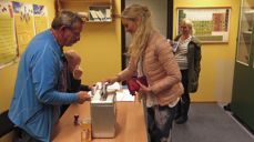 Fra kirkevalg i Hånes kirke i Kristiansand.