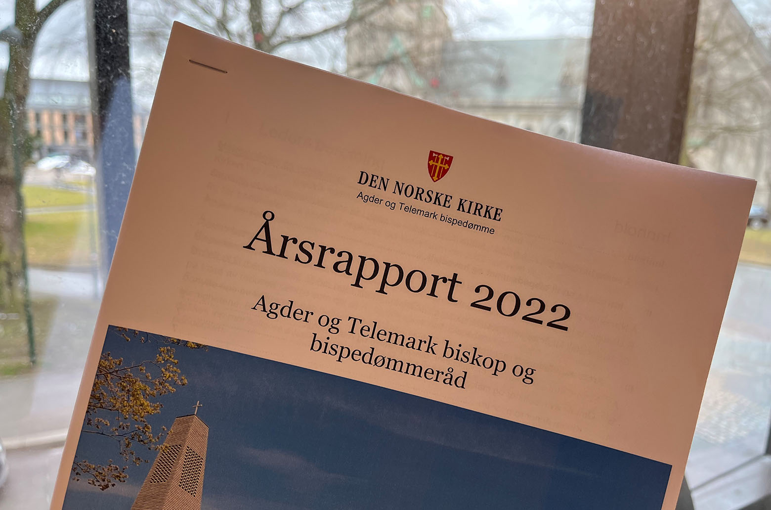 Årsrapporten fra 2022 er den siste som blir laget for bispedømmet. Nå vil kirken gi ut én samlet årsrapport for hele kirken. Foto: Vanja Grut. 