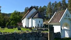 Kviteseid gamle kirke - men hvor gammel er den egentlig? (Foto: Agder og Telemark bispedømme)