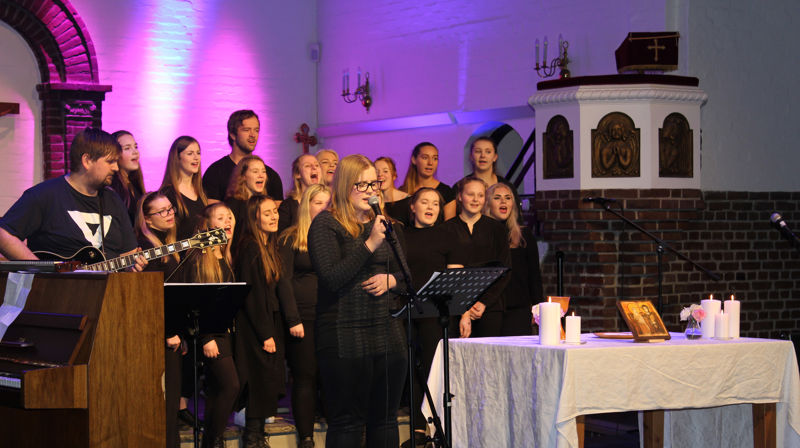 Foto frå "Puslespill"-gudsteneste. Foto: Torfinn Wang