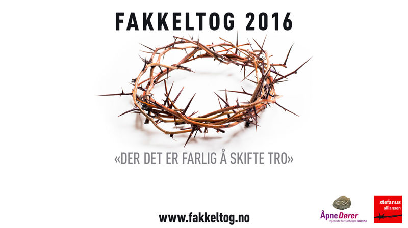 Fakkeltoget startar onsdag kl. 18.30