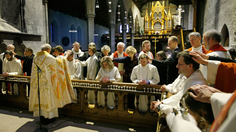 Seks kantorar skal vigslast i Bergen domkirke. Sist det var ei tilsvarande vigslingsgudsteneste var i 2006. Foto: BT