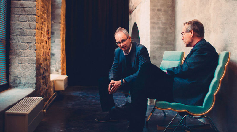 Henrik Syse og Halvor Nordhaug møtes på Litteraturhuset i Bergen 20. april kl. 19 for å samtale om hvor kristent Norge bør være. Foto: Håvard Krogedal