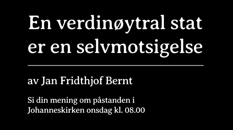 Ny tese både på og i Johanneskirken