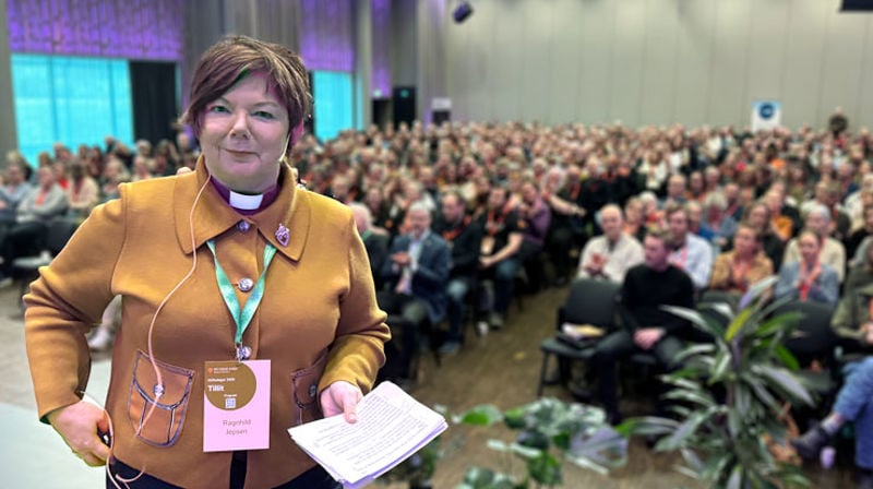 Biskopen kunne møta over 500 kyrkjeleg tilsette på stiftsdagane i Bjørgvin 2026.