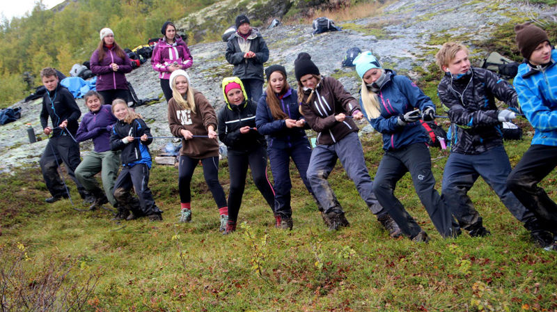 Bispedømerådet gjorde vedtak om å slå saman sokna i Lærdal til eitt sokn. Her er konfirmantar frå Lærdal samla til venskaps- og vandringshelg saman med konfirmantar frå Aurland. Foto: Ellen Veum