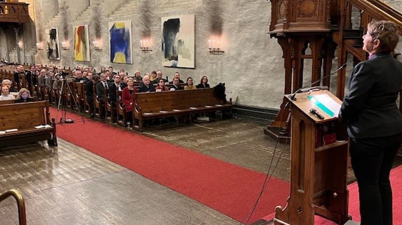 Frå biskopens mottaking i 2025