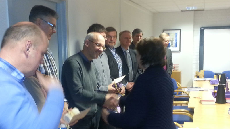 Bispedømerådet nytta sitt siste møte til å takka dei tilsette på bispedømekontoret for godt samarbeid gjennom fire år.