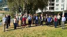 Bispedømerådet og staben ved bispedømekontoret møttest i samla flokk for første gong i samband med bispedømerådsmøte på Voss 14. september.