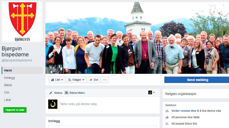 Framsida til Bjørgvin bispedøme på facebook