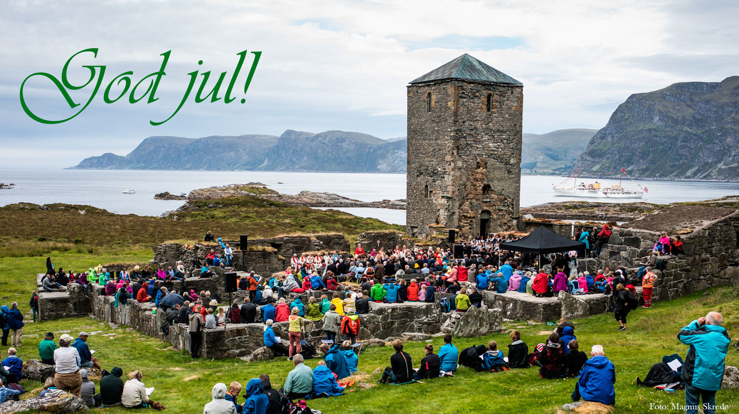 Frå feiringa av bispesetet 950 år på Selja. Foto: Magnus Skrede