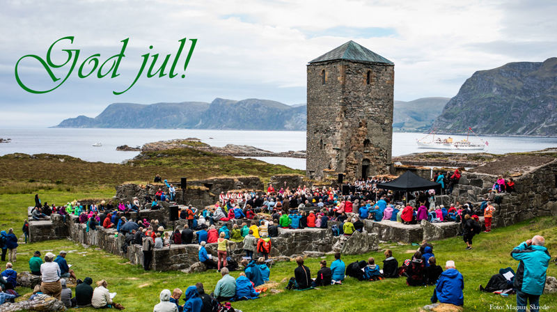 Frå feiringa av bispesetet 950 år på Selja. Foto: Magnus Skrede