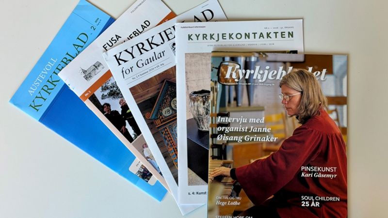 Kyrkjeblad er ein av våre viktigaste kanalar.