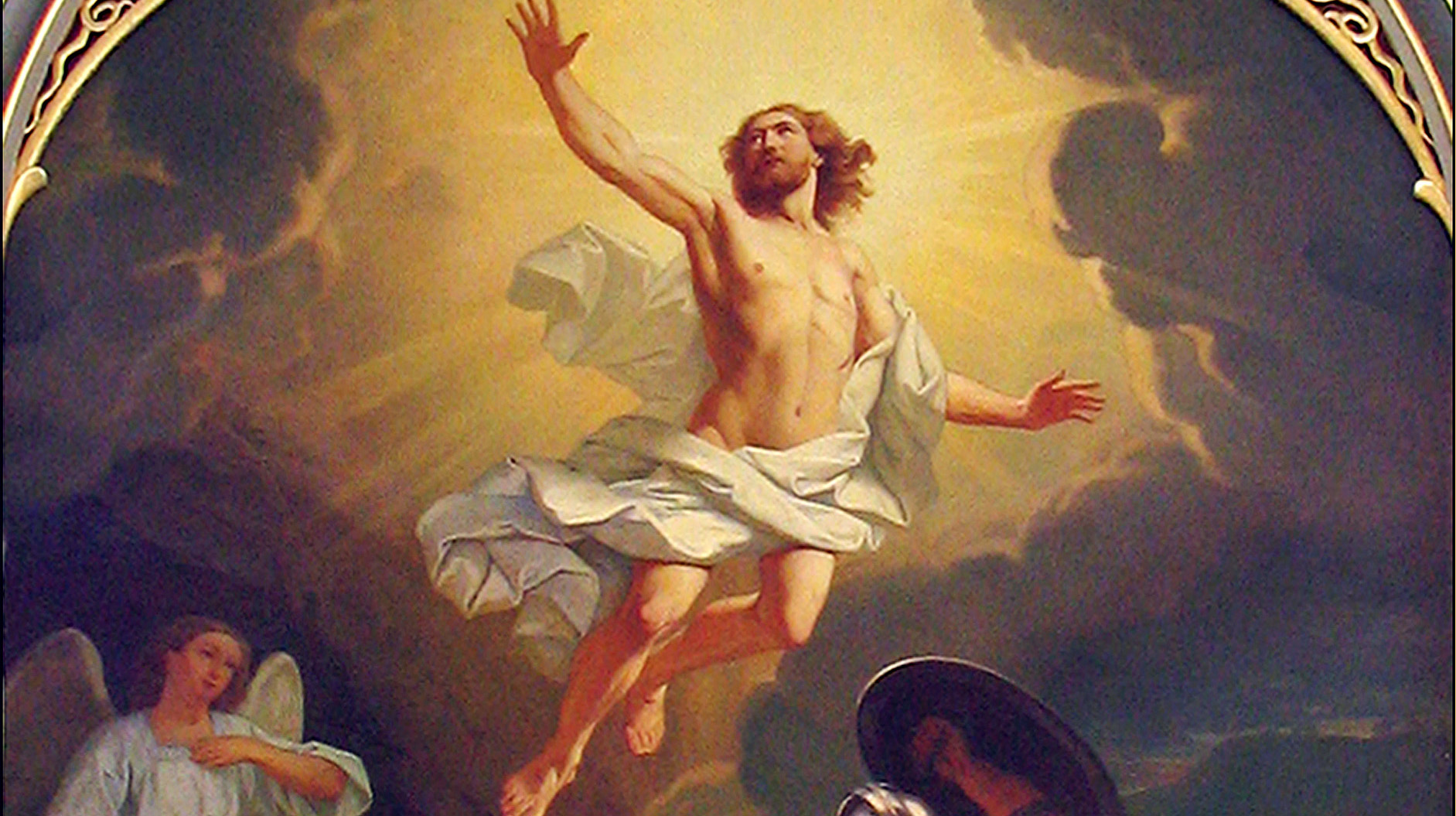 Altartavla i Dale kyrkje, Fjaler. Måla av Anders Askevold 1864. Foto: Joy Taylor