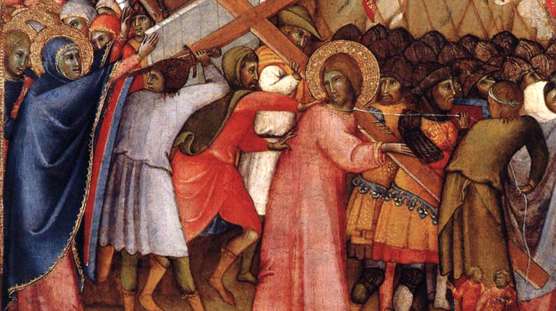 "Vegen til Golgata" av Andrea di Bartolo. Kjelde. Wikipedia