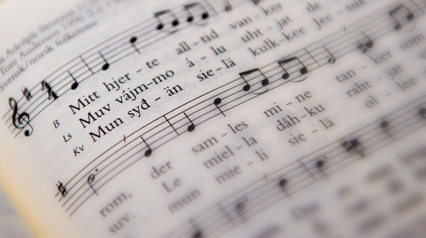 Det er mange salmar å velja mellom dersom ein vil arrangera eit salme-arrangment. Foto: Jens Z. Meyer