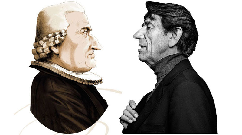 Årets Johan Nordahl Brun-pris går til Helge Jordal. Fotomontasje: Ill. Marvin Halleraker og foto Hans Fredrik Asbjørnsen.