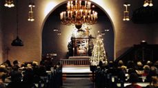 Illustrasjon: Fra julaftengudstjeneste i Rakkestad kirke.