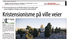 Faksimile fra artikkel i Dagen 21.oktober 2013